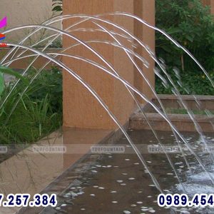 Đài phun nước hồ cá mini, bể cá Koi ngoài trời