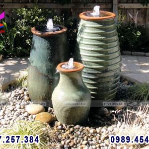 lu phun nuoc phong thuy lap san vuon