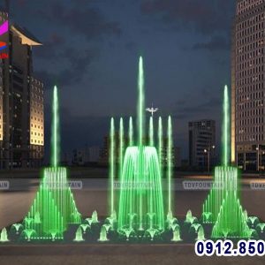 Đài phun nước hình chữ nhật