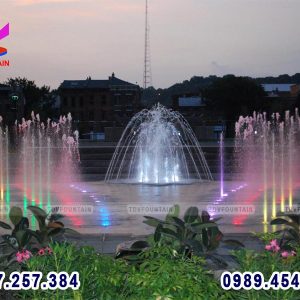 san phun nuoc nghe thuat lap tai khu do thi